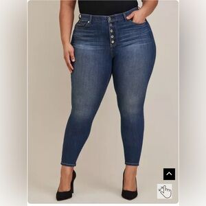 Torrid Bombshell Skinny High Rise Jeans